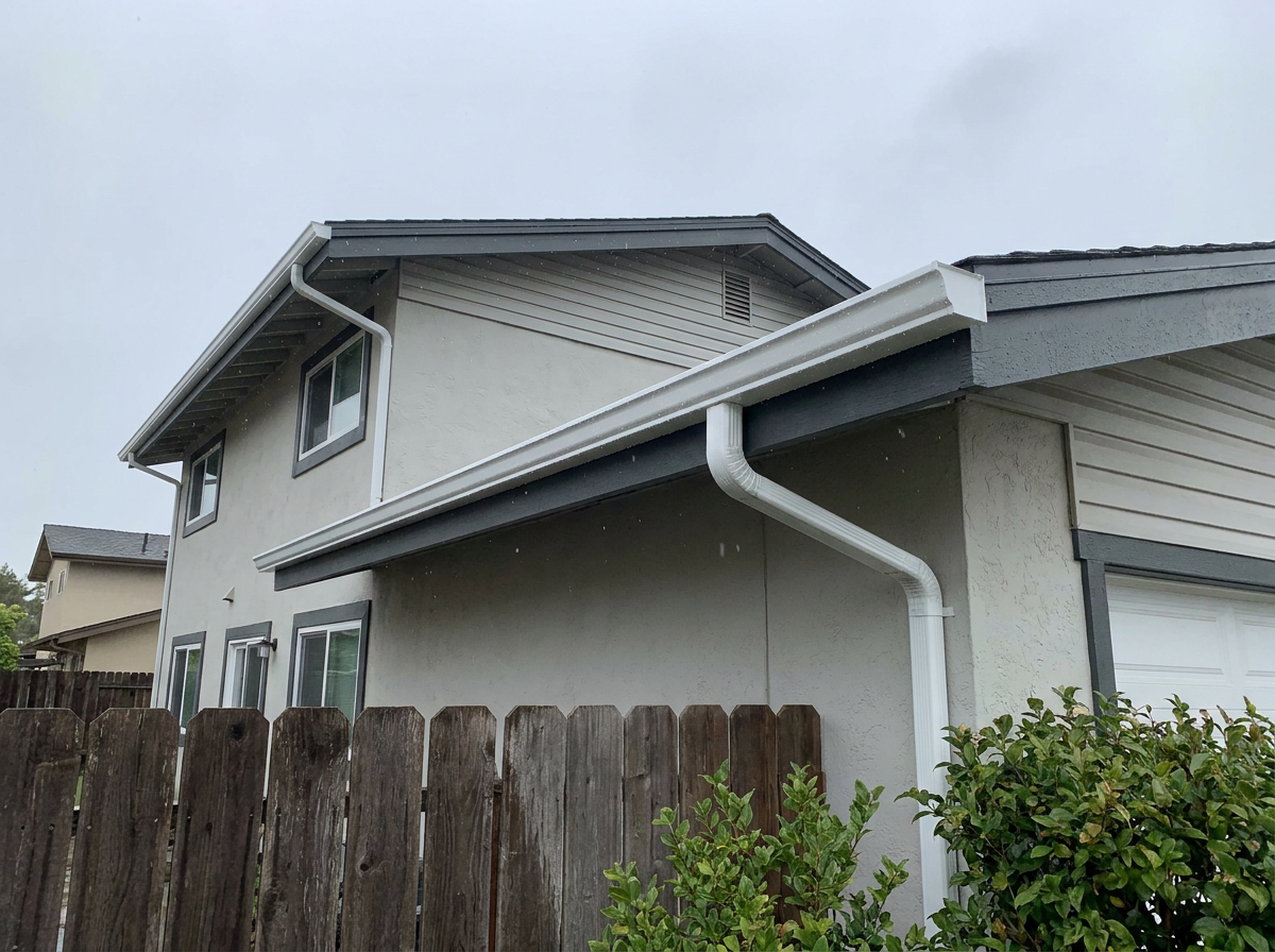 Gutter brightening after